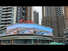 Tamaño de módulo de 250 mm x 125 mm Transparente pantalla de cartel LED para publicidad al aire libre